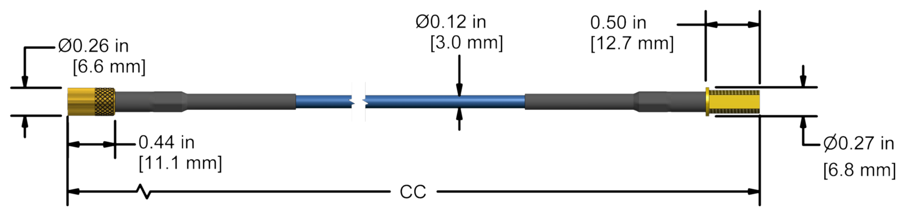 Hazardous-Area Approved DC100930 dimension drawing